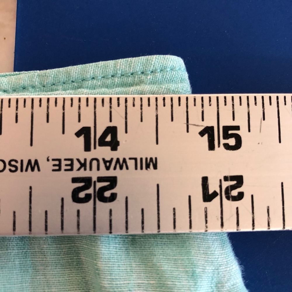 Tommy Bahama Aqua 100% Linen Pants Coastal Minimalist Drawstring Straight Size 2 - Picture 9 of 10